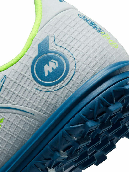 Vapor TF Kids Soccer Cleats with Turf Outsole Grey
