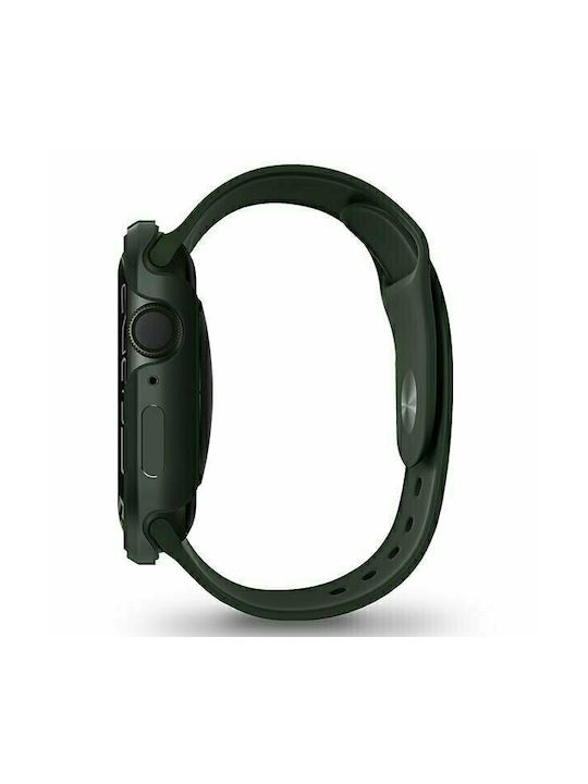 Uniq Valencia Carcasă Metalică în culoarea Verde pentru Apple Watch 45mm