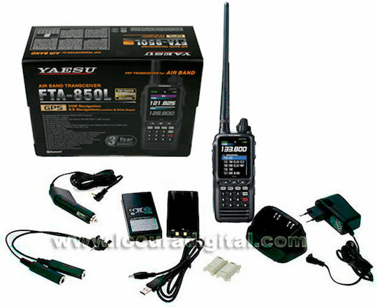 Yaesu FTA-850L Airband VHF 6W με Έγχρωμη Οθόνη