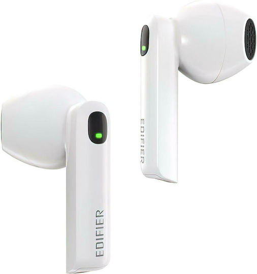Edifier W200T Mini Earbud Bluetooth Handsfree Earphones with Sweat Resistance and Charging Case White