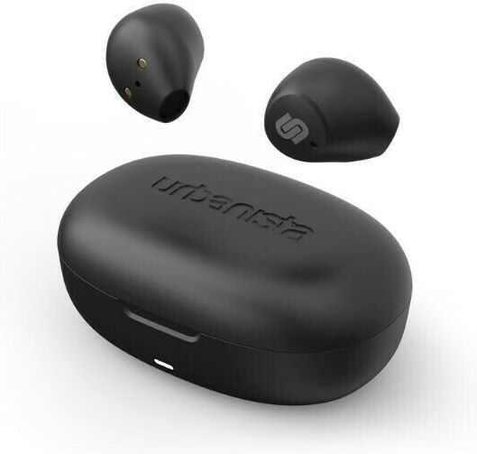Urbanista Lisbon In-Ear Bluetooth-Freisprecheinrichtung Kopfhörer mit Ladeetui Schwarz