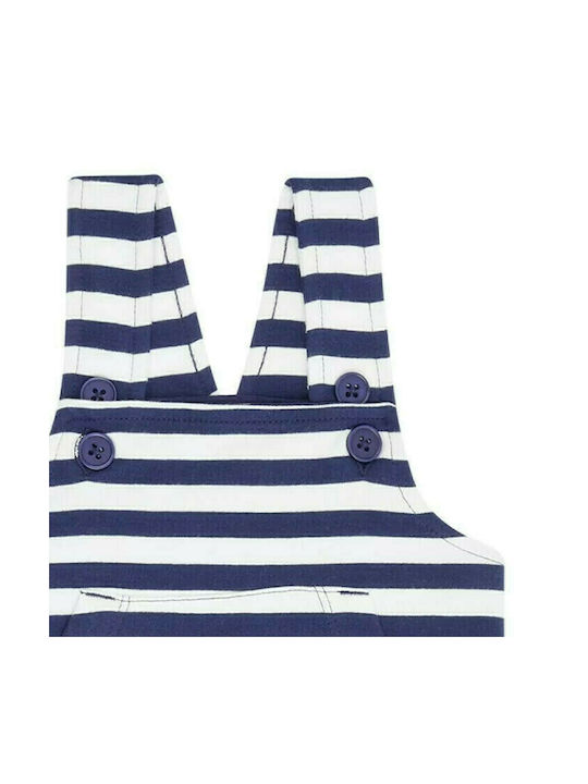 Salopette for babies Sense Organics Navy stripes