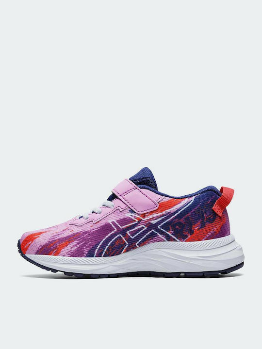 PRE-NOOSA Kids Sports Shoes Running with Hoop & Loop Closure Fuchsia
