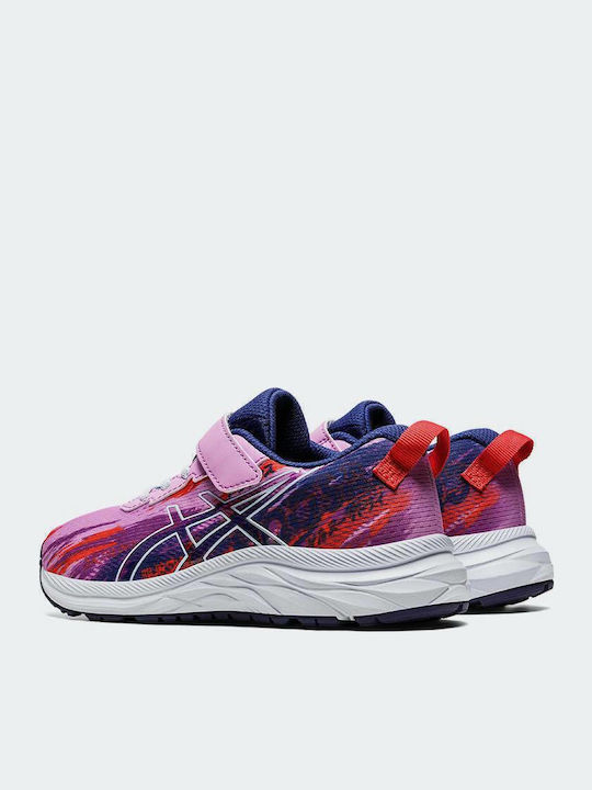 PRE-NOOSA Kids Sports Shoes Running with Hoop & Loop Closure Fuchsia