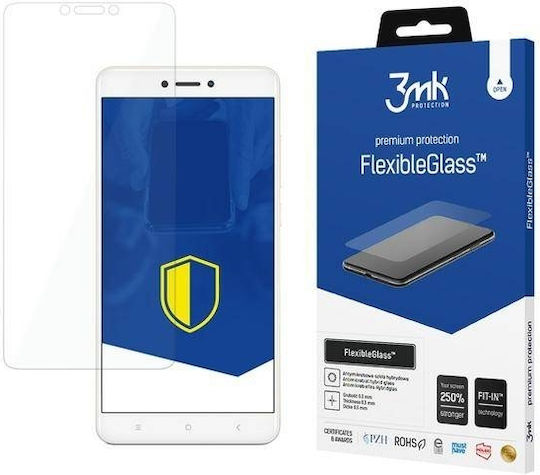 3MK Flexibleglass Tempered Glass (Redmi Note 4/Note 4X)
