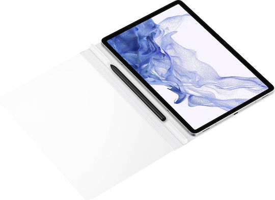 Samsung Note View Cover Klappdeckel Weie (SAMSUNG T870, T875, X700, X706, TAB S8) EF-ZX700PWEGEU