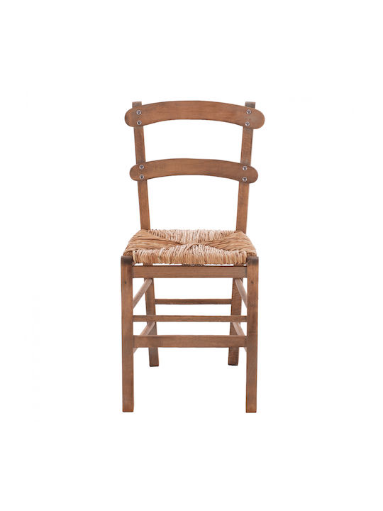 Gentry Καρέκλα Καφενείου Ξύλινη Καφέ 40.5x41.5x88εκ.