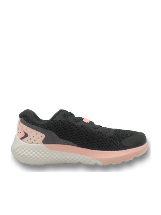 Charged Rogue Kids Sports Shoes Running with Laces Black