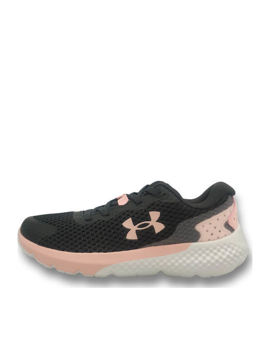 Charged Rogue Kids Sports Shoes Running with Laces Black