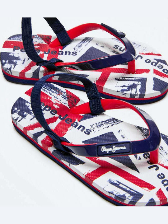 Kinder Flip Flops Marineblau Dorset