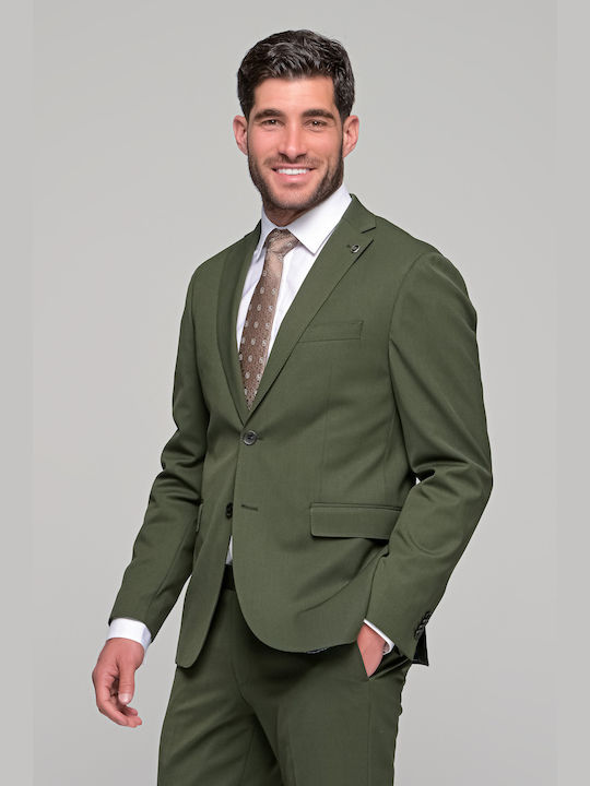 Michael Kors Men's Suit Slim Fit Green