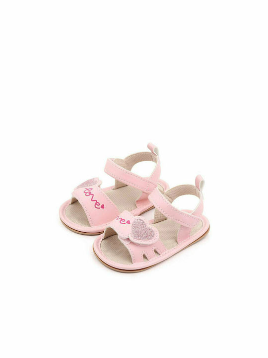 Childrenland Sandale pentru bebeluși Roz