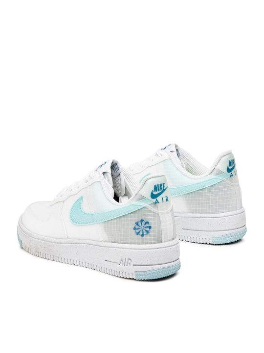 Air Force 1 Crater Παιδικά Sneakers White / Copa / Rift Blue / Volt