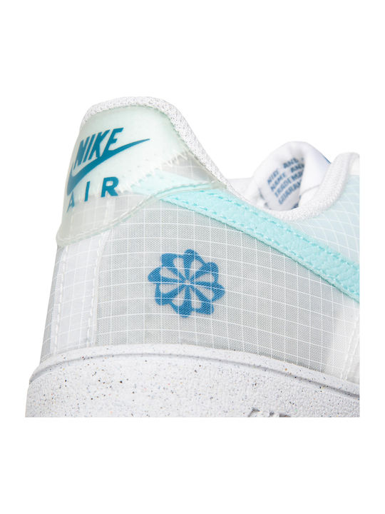 Air Force 1 Crater Παιδικά Sneakers White / Copa / Rift Blue / Volt
