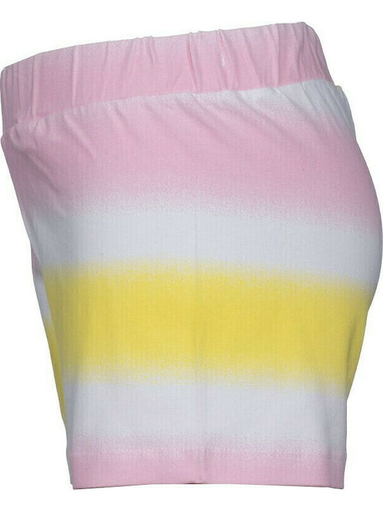 Kids' Set with Shorts Summer 2pcs Yellow