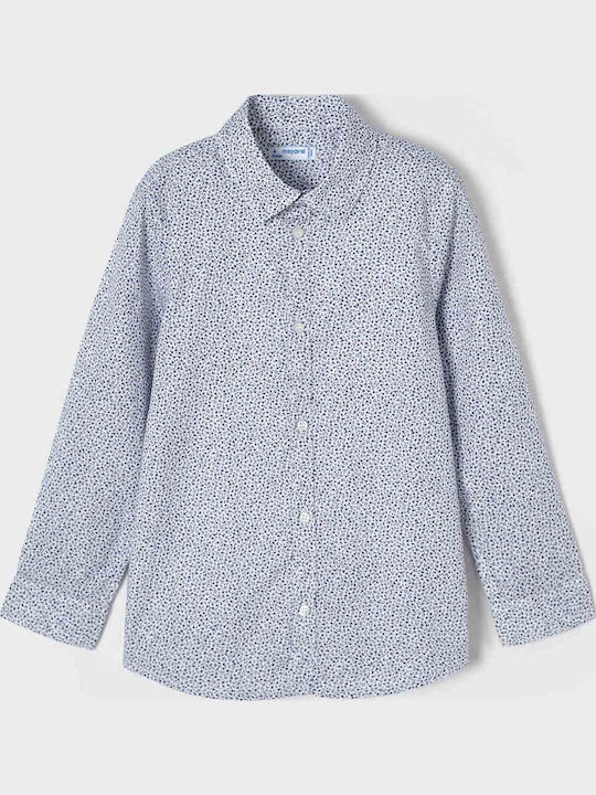Kinder Hemd Langarm Marineblau