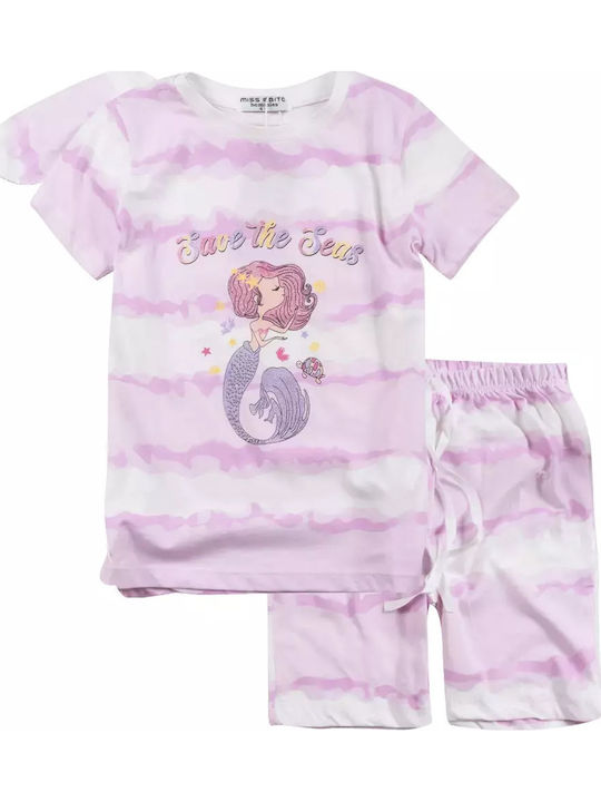 Evita Kids' Pajamas Summer Lilac Save The Seas