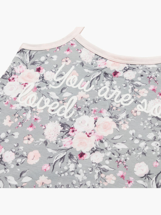 Minerva Kids' Nightgown Summer Gray You are so loved