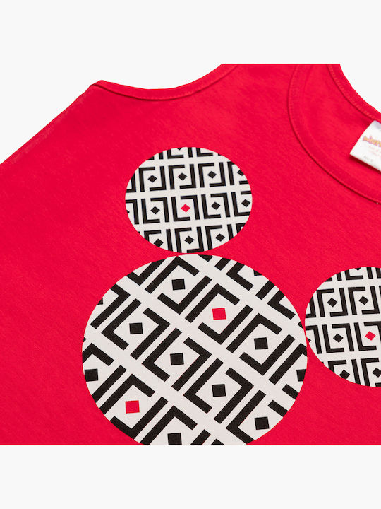 Minerva Kids' Nightgown Summer Red Oh La La
