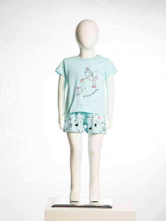 Dreams by Joyce Pijamale Copii Vara Albastru Deschis Magical Princess