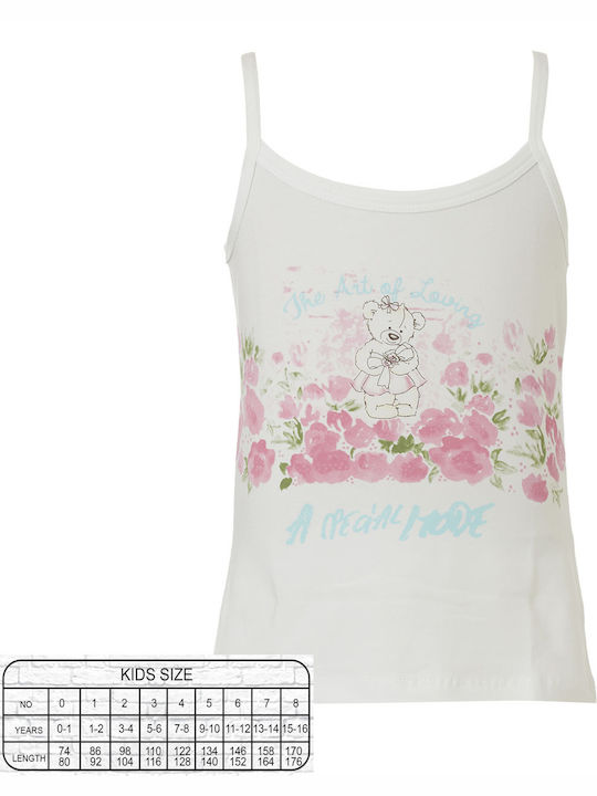 Energiers Kids Tank Top Tank Top White 1pcs