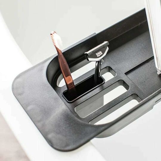 Yamazaki YMZK Bathtub Shelf Plastic 75x15.5x4.5cm Black