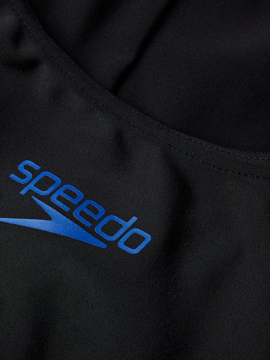 Speedo Детски Бански Една част Черно