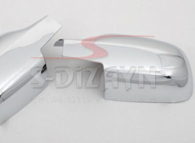 S-dizayn Exterior Mirror Covers For Car Καπάκια Καθρεφτών Χρωμίου για Renault Megane 2004-2010 ΚΚ./SD