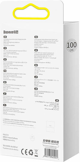 Baseus Dynamic Плетена USB-A към Lightning кабел Син 1м (CALD000403)