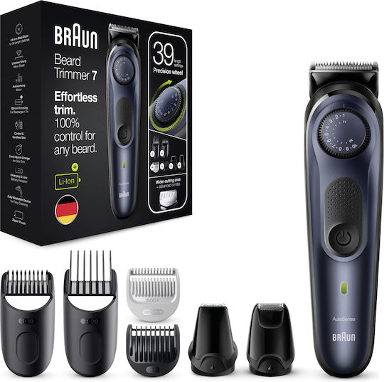 Braun Κουρευτική Μηχανή Black/Blue BT7330