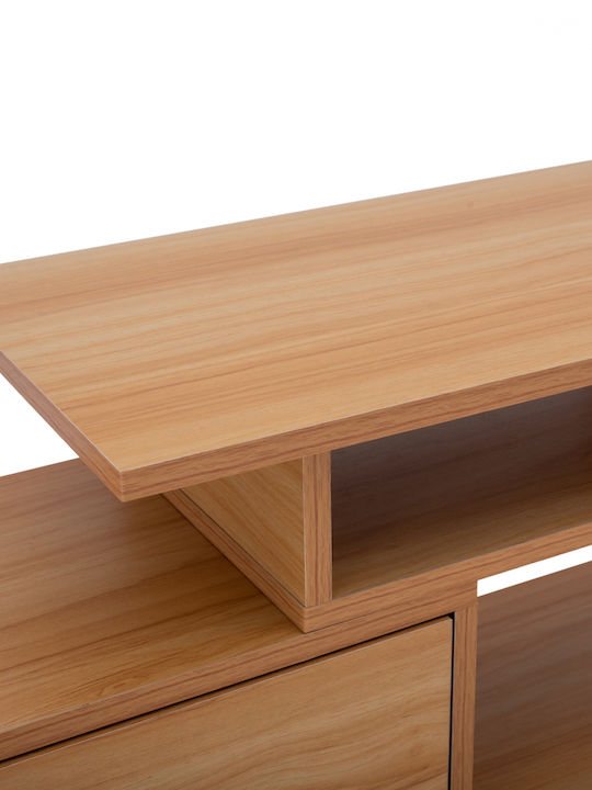 Particle Board TV Furniture with Drawers Natural L217.5xW30xH39cm