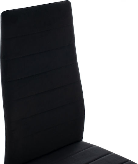 Stühle Speisesaal Black 1Stück 40x48x95cm