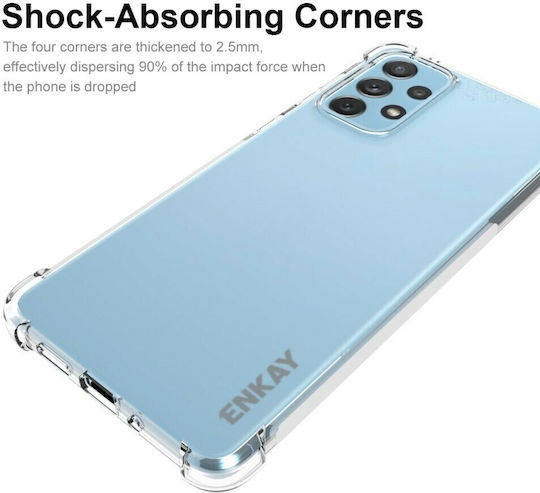 Enkay Shockproof Anti-Slip Back Cover Σιλικόνης Διάφανο (Galaxy A73)