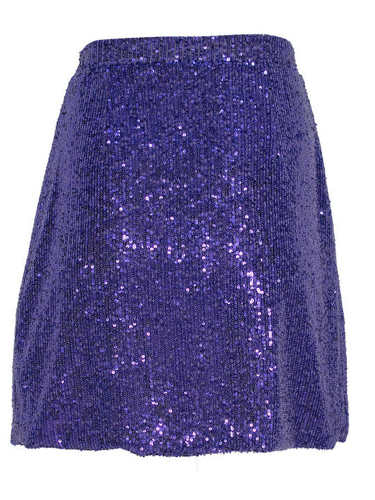 Coartila High-waisted Mini Skirt Envelope Purple