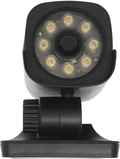 Entac ESLCAM-SMD Solar Dummy Surveillance Bullet Camera with LED Lighting Black 15.007.0068