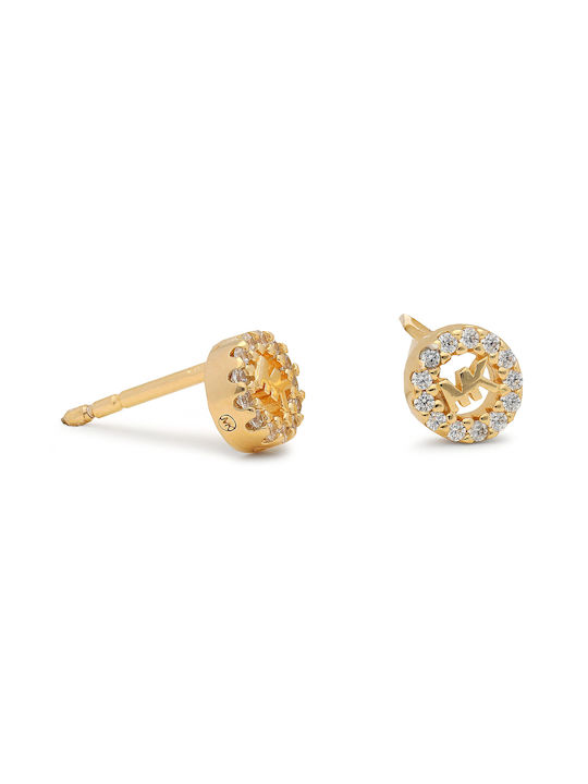 Michael Kors Earrings made of Silver Gold Plated with Stones