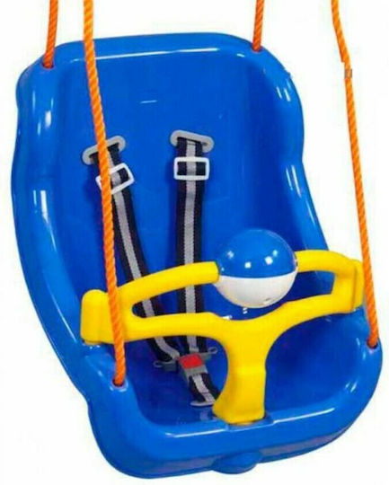 Pilsan Plastic with Protector and Seatbelt Swing 36x41cm for 1+ years Blue