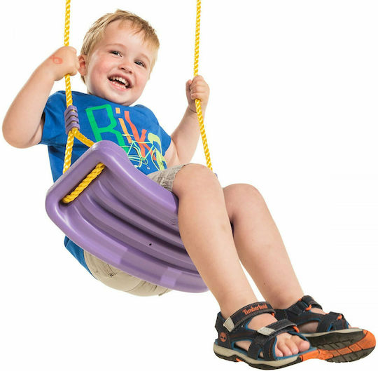 Blue Rabbit Hanging Plastic Kids Swing 255x255cm for 3+ Years Lilac