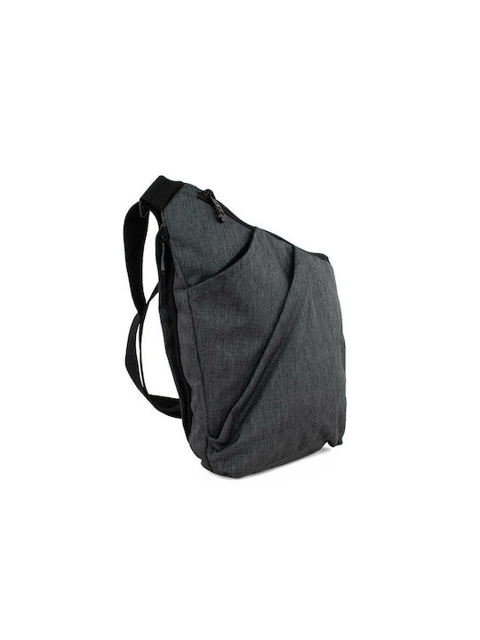 Polo Flake Ανδρική Τσάντα Στήθους σε Μαύρο χρώμα