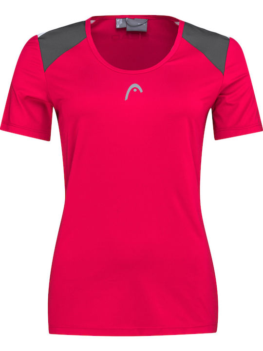 Club 22 Γυναικείο Αθλητικό T-shirt Φούξια