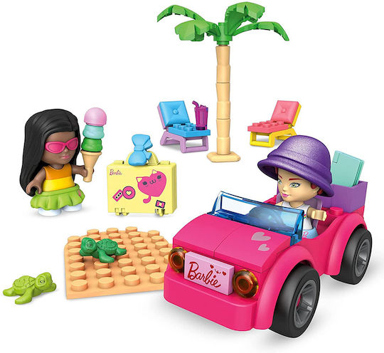Mega Bloks Blocuri Barbie Cabriolet Adventures pentru 4+ ani Ani 76buc