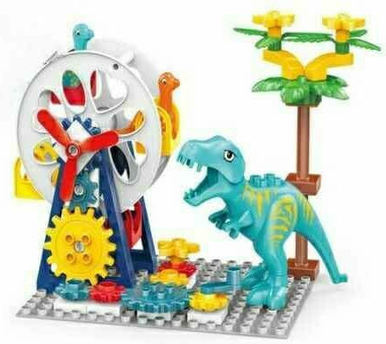 Blocks Luna Park with Dinosaurs for 3+ Years 46pcs