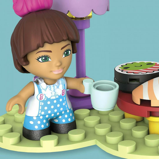Mega Bloks Τουβλάκια Barbie Σούσι Σεφ για 4+ Ετών 25τμχ