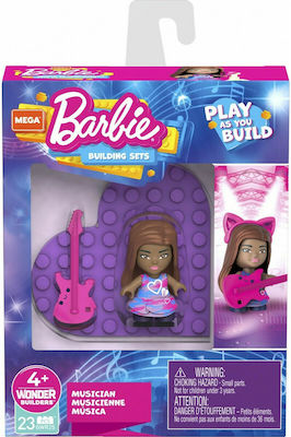 Mega Bloks Блокчета Barbie Μουσικός за 4+ години 25бр