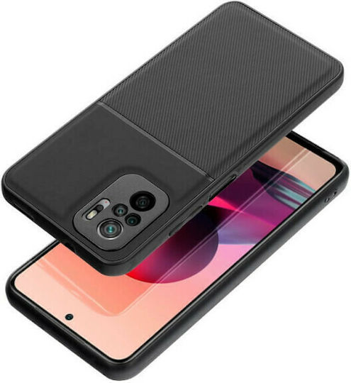 Forcell Noble Back Cover Σιλικόνης Μαύρο (Redmi Note 11 / 11S 4G)
