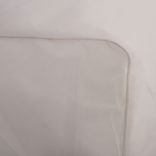 Bean Bag Chair Sunbed Waterproof Yamin White 140x140x60cm