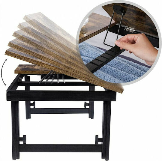 Songmics Τραπεζάκι για Laptop Ρουστίκ Στυλ Καφέ (LLD105B01)