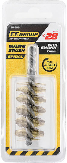 F.F. Group 38696 Wire Brush for Drill 28mm