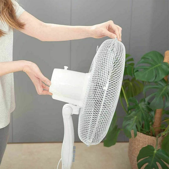 Black & Decker BXEFP40E Pedestal Fan 40W Fan Diameter 40cm White