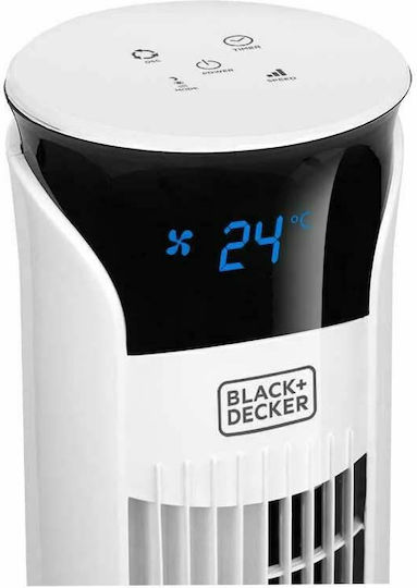 Black & Decker BXEFT49E Ανεμιστήρας Πύργος 45W Μαύρος